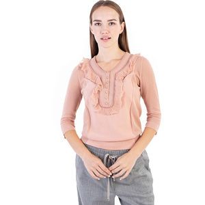 SONIA BY SONIA RYKIEL SALMON BLOUSE | WOMENS SIZE S